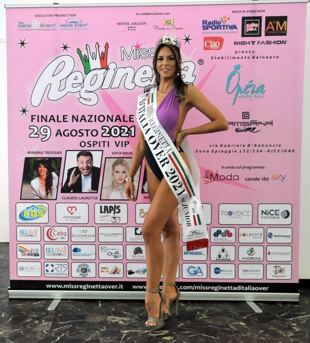 N°1 - MARTA PEDROTTI MISS REGINETTA OVER JUNIOR 2021